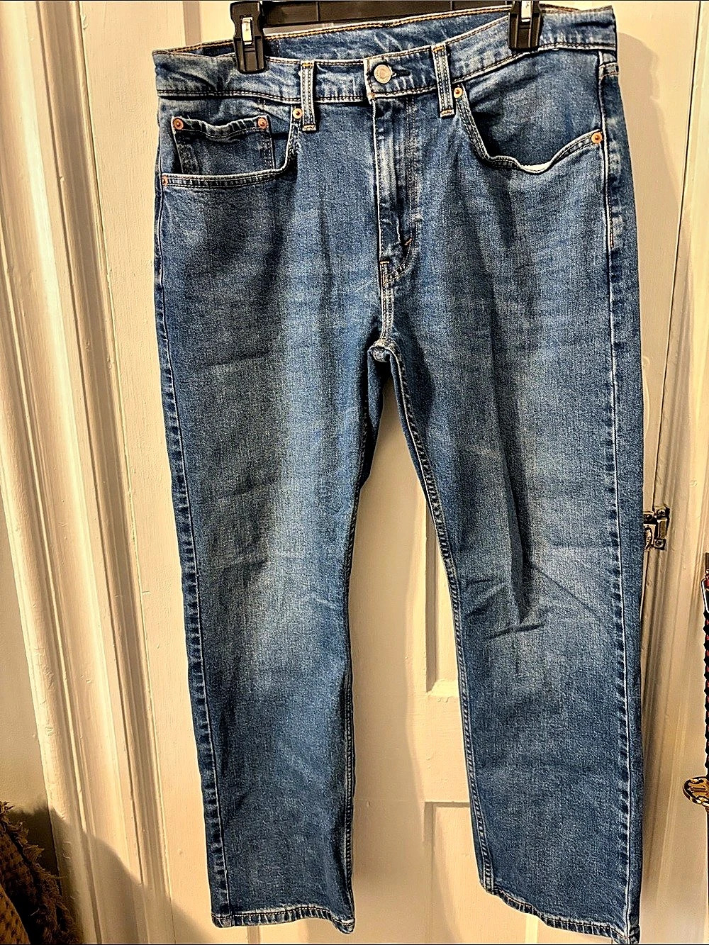 Levi's 505 Straight Leg Jeans Waist 34x30 Blue